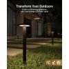 image:imageSunco 12 Pack Garden Pathway Light LED Outdoor Lights for Patio Landscape Path Lighting 200W 4W Selectable CCT 3000K4000K5000K Wet Rated NonDimmable ETL