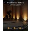 image:imageSunco 12 Pack Low Voltage InGround LED Outdoor Lights Landscape Well Lighting for Yard Garden Walkway 3W 200 LM 3000K Warm White IP67 Rated 50000 Lifetime Hours ETL