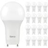 image:imageSunco 24 Pack GU24 LED Bulb A19 2 Prong Light Bulbs 800 LM 9W 60W Equivalent 4000K Cool White Dimmable Twist amp Lock GU24 Pin Base CRI91 Instant On UL5000k Daylight