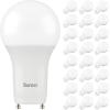 image:imageSunco 24 Pack GU24 LED Bulb A19 2 Prong Light Bulbs 800 LM 9W 60W Equivalent 4000K Cool White Dimmable Twist amp Lock GU24 Pin Base CRI91 Instant On UL5000k Daylight