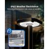 image:imageSunco 6 Pack 2W LED Square Solar Pathway Walkway Driveway Backyard Patio Garden Outdoor Residential Super Bright Light 120 Lumens 2CCT 2700K Soft White4000K Cool White Dimmable 37V4 Pack