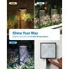 image:imageSunco 6 Pack 2W Solar Sidewalk Dusk to Dawn Outdoor Backyard Walkway Garden Driveway Landscape Waterproof Patio Yard Lawn Super Bright Path Lights 100 Lumens 3CCT 3000K5000K7000K NonDimmable6 Pack