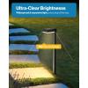 image:imageSunco 6 Pack 2W Solar Sidewalk Dusk to Dawn Outdoor Backyard Walkway Garden Driveway Landscape Waterproof Patio Yard Lawn Super Bright Path Lights 100 Lumens 3CCT 3000K5000K7000K NonDimmable6 Pack
