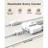 image:imageSunco 6 Pack LED Shop Lights for Workshop 4FT Linkable Garage Lighting 4500 LM 40W 150W Equivalent 6000K Daylight Deluxe Surface  Suspension Mount 48 Inch Integrated Fixture White1 Pack of 6