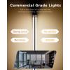 image:imageSunco 6 Pack LED Shop Lights for Workshop 4FT Linkable Garage Lighting 4500 LM 40W 150W Equivalent 6000K Daylight Deluxe Surface  Suspension Mount 48 Inch Integrated Fixture White1 Pack of 6