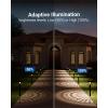 image:imageSunco 6 Pack Round Solar Pathway Lights Outdoor Super Bright 120 LM 2CCT 2700K Soft White amp 4000K Cool White Dimmable Path Lights for Garden Backyard Walkway Driveway6 Pack
