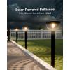 image:imageSunco 6 Pack Round Solar Pathway Lights Outdoor Super Bright 120 LM 2CCT 2700K Soft White amp 4000K Cool White Dimmable Path Lights for Garden Backyard Walkway Driveway6 Pack