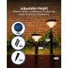 image:imageSunco 6 Pack Round Solar Pathway Lights Outdoor Super Bright 120 LM 2CCT 2700K4000K Dimmable Path Lights for Garden Backyard Walkway Driveway6 Pack