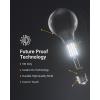 image:imageSunco G25 Globe Light Bulbs LED Edison Vanity Light Bulbs CRI90 3000K Warm White Dimmable 5W60W Clear Vintage Filament Globe 500 Lumens E26 Base Indoor Outdoor Clear UL6 Count Pack of 1