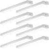 image:imageSunco LED Garage Ceiling Lights Wraparound Fixture 4FTLinkable Shop Light 3500 LM 40W300W 5000K Daylight Hardwired Surface Mount Utility Workshop Light ETL 2 PackWhite 6k