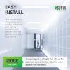 image:imageSunco LED Garage Ceiling Lights Wraparound Fixture 4FTLinkable Shop Light 3500 LM 40W300W 5000K Daylight Hardwired Surface Mount Utility Workshop Light ETL 2 PackWhite 5k