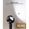 image:imageSunco LED Low Voltage Spotlight Revolver Sphere Shaped Garden Landscape Lights Outdoor Luces para Jardin 4W 300 LM 3 CCT 2700K4000K5000K Wet Rated ETL 2 Pack10 Pack