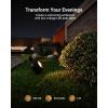 image:imageSunco LED Low Voltage Spotlight Revolver Sphere Shaped Garden Landscape Lights Outdoor Luces para Jardin 4W 300 LM 3 CCT 2700K4000K5000K Wet Rated ETL 2 Pack2 Pack