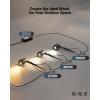 image:imageSunco Low Voltage Landscape Spotlights 12V 4Pack  105W LED Outdoor Uplights for GardensTreesFlagsWalkways Selectable CCT 2700K4000K5000K Adjustable Beam ETL Connectors Included