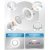 image:imageSunco Retrofit LED Recessed Lighting 6 Inch Downlight Can Lights for Ceiling Baffle Trim 965 LM 13W 120W Equivalent 4000K Cool White Dimmable Damp Rated UL 4 PackWhite 5k