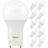 image:imageSunco 10 Pack GU24 LED Bulb A19 2 Prong Light Bulbs 800 LM 9W 60W Equivalent 4000K Cool White Dimmable Twist amp Lock GU24 Pin Base CRI91 Instant On ULWhite 6k