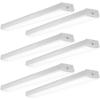 image:imageSunco 6 Pack LED Garage Ceiling Lights Wraparound Fixture 4FTLinkable Shop Light 3500 LM 40W300W 6000K Daylight Deluxe Hardwired Surface Mount Utility Workshop Light ETLWhite 6k
