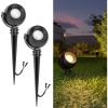 image:imageSunco LED Low Voltage Spotlight Revolver Sphere Shaped Garden Landscape Lights Outdoor Luces para Jardin 4W 300 LM 3 CCT 2700K4000K5000K Wet Rated ETL 2 Pack2 Pack
