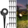 image:imageSunco LED Low Voltage Spotlight Revolver Sphere Shaped Garden Landscape Lights Outdoor Luces para Jardin 4W 300 LM 3 CCT 2700K4000K5000K Wet Rated ETL 2 Pack20 Pack