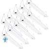 image:imageSunco Motion Sensor 4ft LED Shop Light Garage Lights Ceiling LED Plugin Fixtures 40W 5000K Daylight 4300 Lumens Frosted Motion Activated Linkable Suspension Mount ETL 2 Pack10 Pack