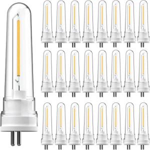 image:imageSunco 12 Pack String Light Bulb Replacement S14 LED Bulbs for Outdoor Lighting 2Prong G5 Base 50 LM 1W 4W Equivalent 2700K Soft White NonDimmable Wet Rated ETL24 Pack
