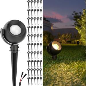 image:imageSunco LED Low Voltage Spotlight Revolver Sphere Shaped Garden Landscape Lights Outdoor Luces para Jardin 4W 300 LM 3 CCT 2700K4000K5000K Wet Rated ETL 2 Pack50 Pack