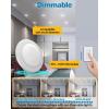 image:imageSunco 12 Pack LED Disc Lights Ceiling 6 Inch Flush Mount Disk Light Recessed Can Lighting 1050 LM 15W 75W Equivalent Selectable CCT 3000K4000K5000K6000K6500K Dimmable Damp Rated ETL4 Inch  36 Pack