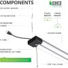 image:imageSunco 16 Pack 40W260W LED Shop Light for Workshop Garage 4FT Plug in Frosted Lens Linkable Utility Industrial Fixture 5000K Daylight 4100 Lumens NonDimmable Hanging Pull Chain  ETL5000K Daylight