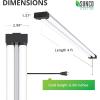 image:imageSunco 16 Pack 40W260W LED Shop Light for Workshop Garage 4FT Plug in Frosted Lens Linkable Utility Industrial Fixture 5000K Daylight 4100 Lumens NonDimmable Hanging Pull Chain  ETL5000K Daylight