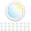 image:imageSunco 24 Pack 6 Inch LED Disk Lights Flush Mount Ceiling Light Disc Recessed Can Lighting 850 LM 12W 65W Equivalent 3000K Warm White Dimmable Damp Rated ETL24 Pack