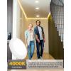 image:imageSunco 24 Pack 6 Inch LED Disk Lights Flush Mount Ceiling Light Disc Recessed Can Lighting 850 LM 12W 65W Equivalent 3000K Warm White Dimmable Damp Rated ETL24 Pack