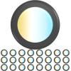 image:imageSunco 24 Pack LED Disc Lights Ceiling 6 Inch Flush Mount Disk Light Recessed Can Lighting 1050 LM 15W 75W Equivalent Selectable CCT 3000K4000K5000K6000K6500K Dimmable Damp Rated ETL5CCT Black