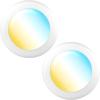 image:imageSunco 24 Pack LED Disc Lights Ceiling 6 Inch Flush Mount Disk Light Recessed Can Lighting 1050 LM 15W 75W Equivalent Selectable CCT 3000K4000K5000K6000K6500K Dimmable Damp Rated ETL5CCT White