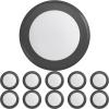 image:imageSunco 24 Pack LED Disc Lights Ceiling 6 Inch Flush Mount Disk Light Recessed Can Lighting 1050 LM 15W 75W Equivalent Selectable CCT 3000K4000K5000K6000K6500K Dimmable Damp Rated ETL5CCT Black