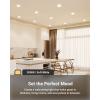 image:imageSunco 6 Pack 3 Inch Recessed LED Lights Ultra Thin Ceiling Lighting 500 LM 8W 50W Equivalent Selectable 2700K3000K4000K5000K6000K Dimmable Wafer Thin Canless with Junction BoxWhite  3000K