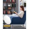 image:imageSunco 6 Pack LED Disc Lights Ceiling 6 Inch Flush Mount Disk Light Recessed Can Lighting 1050 LM 15W 75W Equivalent 5000K Daylight Dimmable Damp Rated ETL5000K Daylight