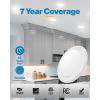 image:imageSunco LED Disc Lights Ceiling 6 Inch Flush Mount Disk Light Recessed Can Lighting 1050 LM 15W 75W Equivalent 5000K Daylight Dimmable Damp Rated ETL 4 PackWhite  6000K