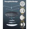 image:imageSunco LED Disc Lights Ceiling 6 Inch Flush Mount Disk Light Recessed Can Lighting 1050 LM 15W 75W Equivalent 5000K Daylight Dimmable Damp Rated ETL 4 PackWhite  5 CCT 3K  4K  5K  6K  65K