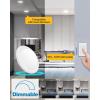 image:imageSunco LED Disc Lights Ceiling 6 Inch Flush Mount Disk Light Recessed Can Lighting 1050 LM 15W 75W Equivalent 5000K Daylight Dimmable Damp Rated ETL 4 PackWhite  6000K