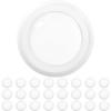 image:imageSunco 24 Pack 56 Inch LED Disk Lights Disc Lights Ceiling LED Flush Mount Recessed Can Lighting 1050 LM 2700K Soft White Dimmable 15W75W Damp Rated ETLWhite  6000K