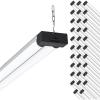 image:imageSunco 40W260W LED Shop Light for Workshop Garage 4FT Plug In Frosted Lens Linkable Utility Industrial Fixture 6000K Daylight Deluxe 4100 Lumens NonDimmable Hanging Pull Chain  ETL 4 Pack