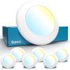 image:imageSunco 6 Pack LED Disc Lights Ceiling 6 Inch Flush Mount Disk Light Recessed Can Lighting 1050 LM 15W 75W Equivalent Selectable CCT 3000K4000K5000K6000K6500K Dimmable Damp Rated ETL4 Inch  6 Pack