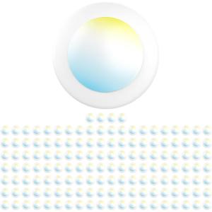 image:imageSunco 12 Pack LED Disc Lights Ceiling 6 Inch Flush Mount Disk Light Recessed Can Lighting 1050 LM 15W 75W Equivalent Selectable CCT 3000K4000K5000K6000K6500K Dimmable Damp Rated ETL4 Inch  144 Pack