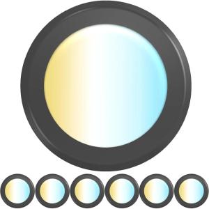 image:imageSunco LED Disc Lights Ceiling 6 Inch Flush Mount Disk Light Recessed Can Lighting 1050 LM 15W 75W Equivalent 5000K Daylight Dimmable Damp Rated ETL 4 PackWhite  5 CCT 3K  4K  5K  6K  65K