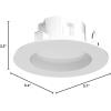 image:imageSunco 12 Pack 6 Inch LED Recessed Lights Retrofit Can Lights Smooth Trim 965 LM 13W 75W Equivalent Selectable CCT 2700K3000K3500K4000K5000K Dimmable Damp Rated UL4 Inch  5CCT 2700K  3000K  3500K  4000K  5000K
