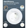 image:imageSunco 12 Pack LED Recessed Lighting 6 Inch Retrofit Can Lights 965LM 13W 100W Equivalent Selectable CCT 2700K3000K3500K4000K5000K Dimmable Baffle Trim Damp Rated UL4 Inch  6000K
