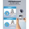 image:imageSunco 12 Pack LED Recessed Lighting 6 Inch Retrofit Can Lights 965LM 13W 100W Equivalent Selectable CCT 2700K3000K3500K4000K5000K Dimmable Baffle Trim Damp Rated UL4 Inch  6000K