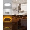 image:imageSunco 24 Pack 6 Inch LED Recessed Light with Night Light Canless Recessed Lighting 1500 LM 15W 150W Equivalent Selectable CCT 2700K3000K4000K5000K6000K Dimmable with Junction BoxWhite  5 CCT 2700K  3000K  4000K  5000K  6000K
