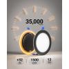 image:imageSunco 24 Pack 6 Inch LED Recessed Light with Night Light Canless Recessed Lighting 1500 LM 15W 150W Equivalent Selectable CCT 2700K3000K4000K5000K6000K Dimmable with Junction BoxBlack  5 CCT 2700K  3000K  4000K  5000K  6000K