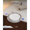 image:imageSunco 24 Pack 6 Inch LED Recessed Light with Night Light Canless Recessed Lighting 1500 LM 15W 150W Equivalent Selectable CCT 2700K3000K4000K5000K6000K Dimmable with Junction BoxWhite  5 CCT 2700K  3000K  4000K  5000K  6000K